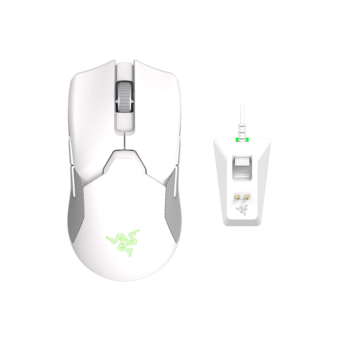 Razer Viper Ultimate Wireless Gaming Mouse with Charging Dock - Mercury in Qatar Razer Viper Ultimate Wireless Gaming Mouse with Charging Dock - Mercury in Qatar